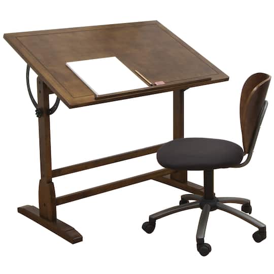 Studio Designs Vintage Workspace Drafting Table, 42&#x27;&#x27; x 30&#x22;
